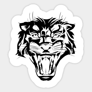 Panther Head Sticker